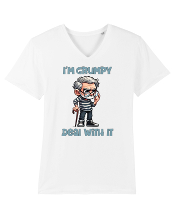 I'm Grumpy Deal With It | Grandpa | Bunicul Tafnos White