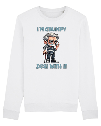 I'm Grumpy Deal With It | Grandpa | Bunicul Tafnos White
