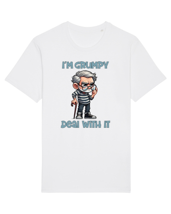I'm Grumpy Deal With It | Grandpa | Bunicul Tafnos White