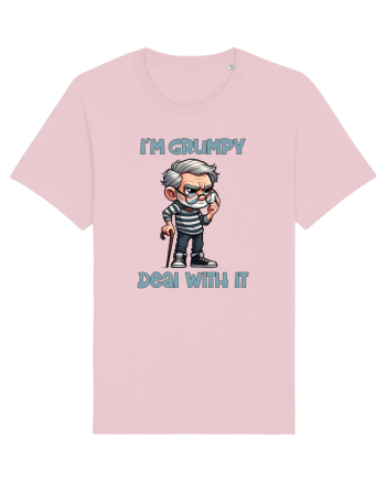 I'm Grumpy Deal With It | Grandpa | Bunicul Tafnos Cotton Pink
