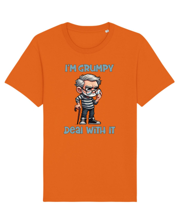 I'm Grumpy Deal With It | Grandpa | Bunicul Tafnos Bright Orange
