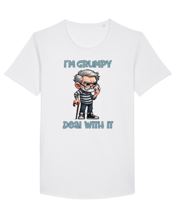 I'm Grumpy Deal With It | Grandpa | Bunicul Tafnos White