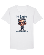 I'm Grumpy Don't Make It Worse | Grandpa | Bunicul Tafnos Tricou mânecă scurtă guler larg Bărbat Skater