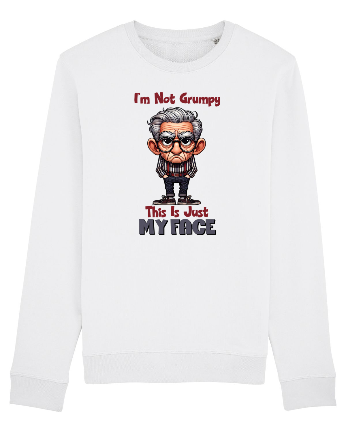 Bluză mânecă lungă Unisex Rise White