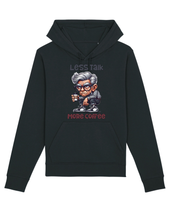Less Talk More Coffee | Grandpa | Bunicul Tafnos Black