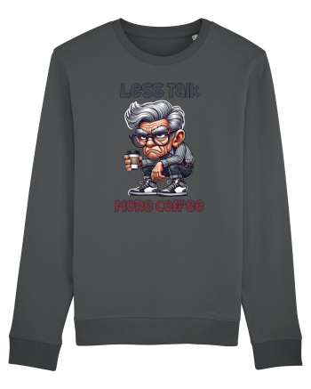Less Talk More Coffee | Grandpa | Bunicul Tafnos Anthracite