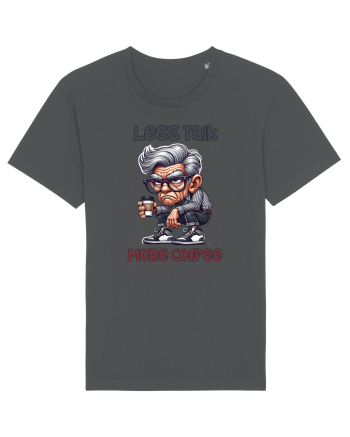 Less Talk More Coffee | Grandpa | Bunicul Tafnos Anthracite