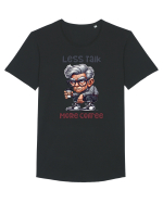 Less Talk More Coffee | Grandpa | Bunicul Tafnos Tricou mânecă scurtă guler larg Bărbat Skater