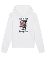 This Is My Happy Face | Grandpa | Bunicul Tafnos Hanorac Unisex Drummer
