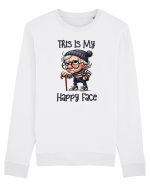 This Is My Happy Face | Grandpa | Bunicul Tafnos Bluză mânecă lungă Unisex Rise