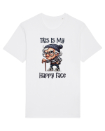 This Is My Happy Face | Grandpa | Bunicul Tafnos Tricou mânecă scurtă Unisex Rocker