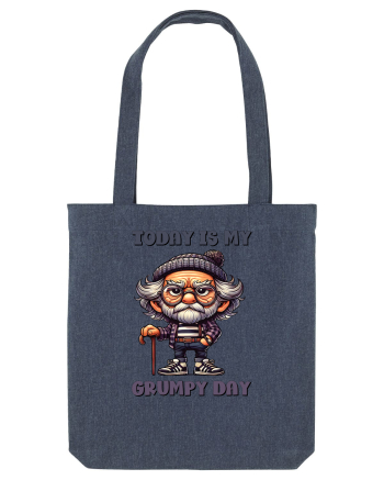 Today Is My Grumpy Day | Grandpa | Bunicul Tafnos Midnight Blue