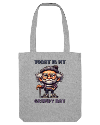 Today Is My Grumpy Day | Grandpa | Bunicul Tafnos Heather Grey
