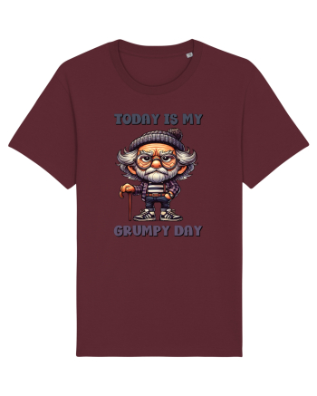 Today Is My Grumpy Day | Grandpa | Bunicul Tafnos Burgundy