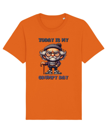 Today Is My Grumpy Day | Grandpa | Bunicul Tafnos Bright Orange