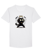 Holy cat 1 Tricou mânecă scurtă guler larg Bărbat Skater
