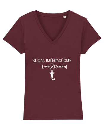 Social Interactions Burgundy
