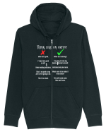 Think like an Artist Hanorac cu fermoar Unisex Connector