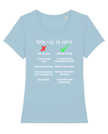 Think like an Artist Sky Blue