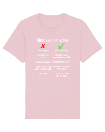 Think like an Artist Cotton Pink
