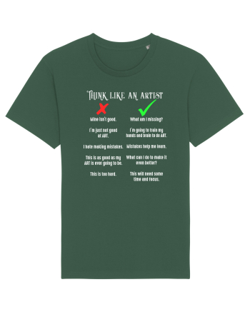 Think like an Artist Bottle Green