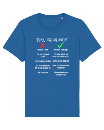 Think like an Artist Royal Blue