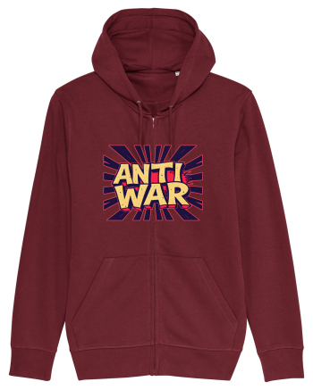 ANTI WAR - ANTI RAZBOI Burgundy