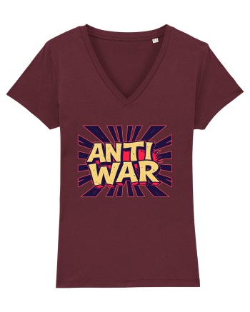 ANTI WAR - ANTI RAZBOI Burgundy