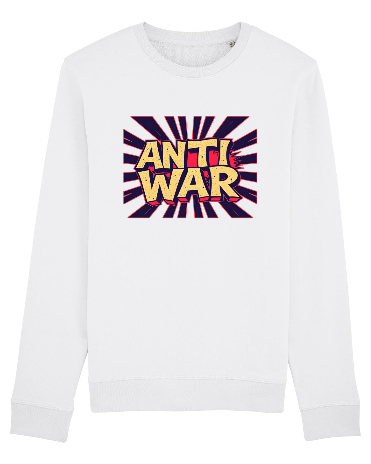 Bluză mânecă lungă Unisex Rise White