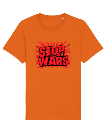 STOP ALL WARS - OPRITI TOATE RAZBOAIELE Bright Orange
