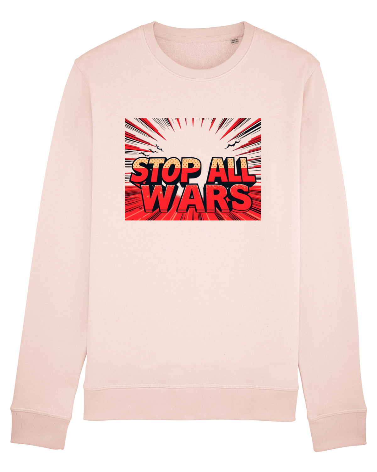 Bluză mânecă lungă Unisex Rise Candy Pink