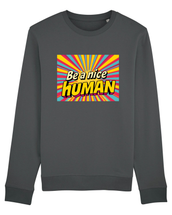 BE A NICE HUMAN - FII UN OM BUN Anthracite