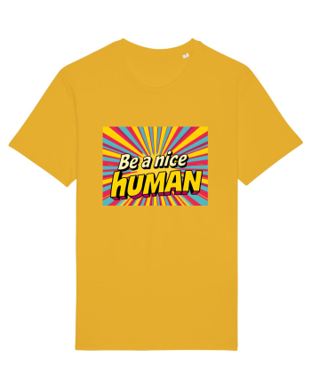 BE A NICE HUMAN - FII UN OM BUN Spectra Yellow