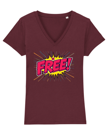 BE FREE - FII LIBER! Burgundy
