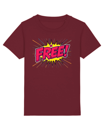 BE FREE - FII LIBER! Burgundy