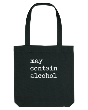 May contain alcohol Black