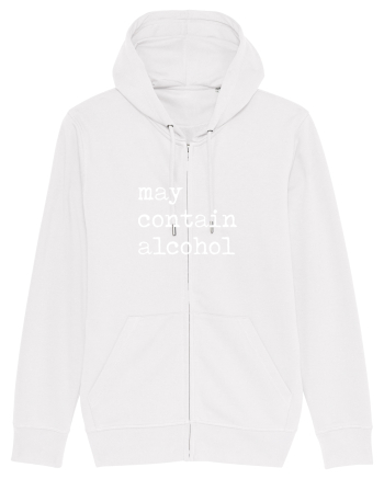 May contain alcohol White
