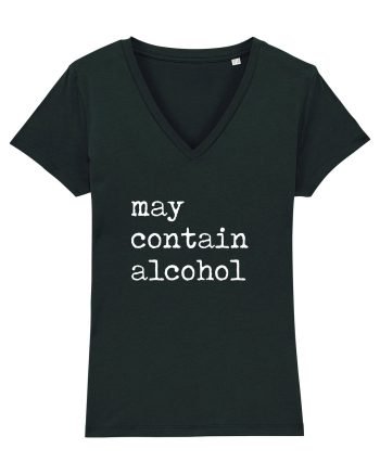 May contain alcohol Black