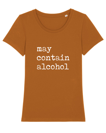 May contain alcohol Roasted Orange