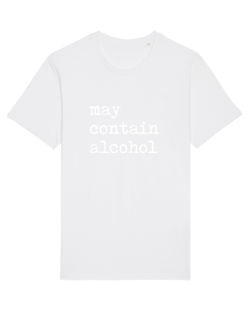 May contain alcohol White