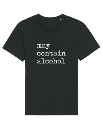 May contain alcohol Black