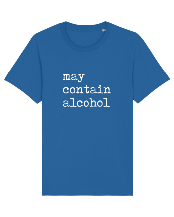 May contain alcohol Royal Blue