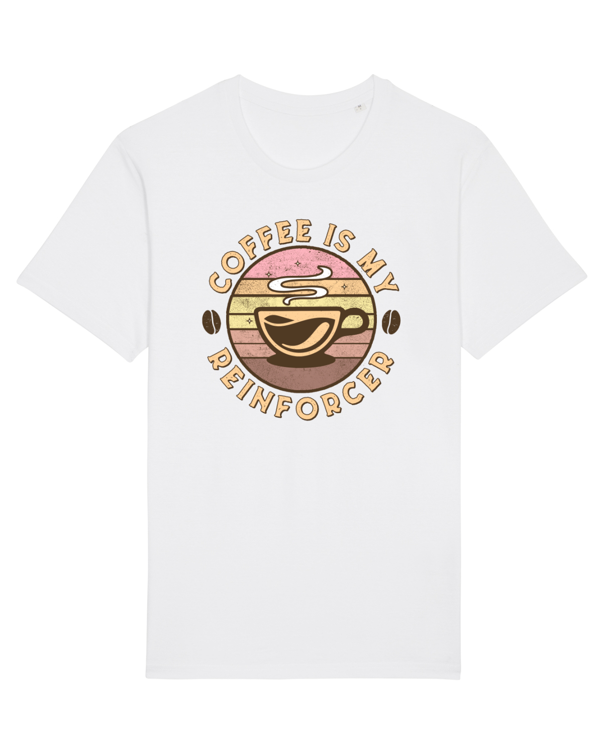 Tricou mânecă scurtă Unisex Rocker White