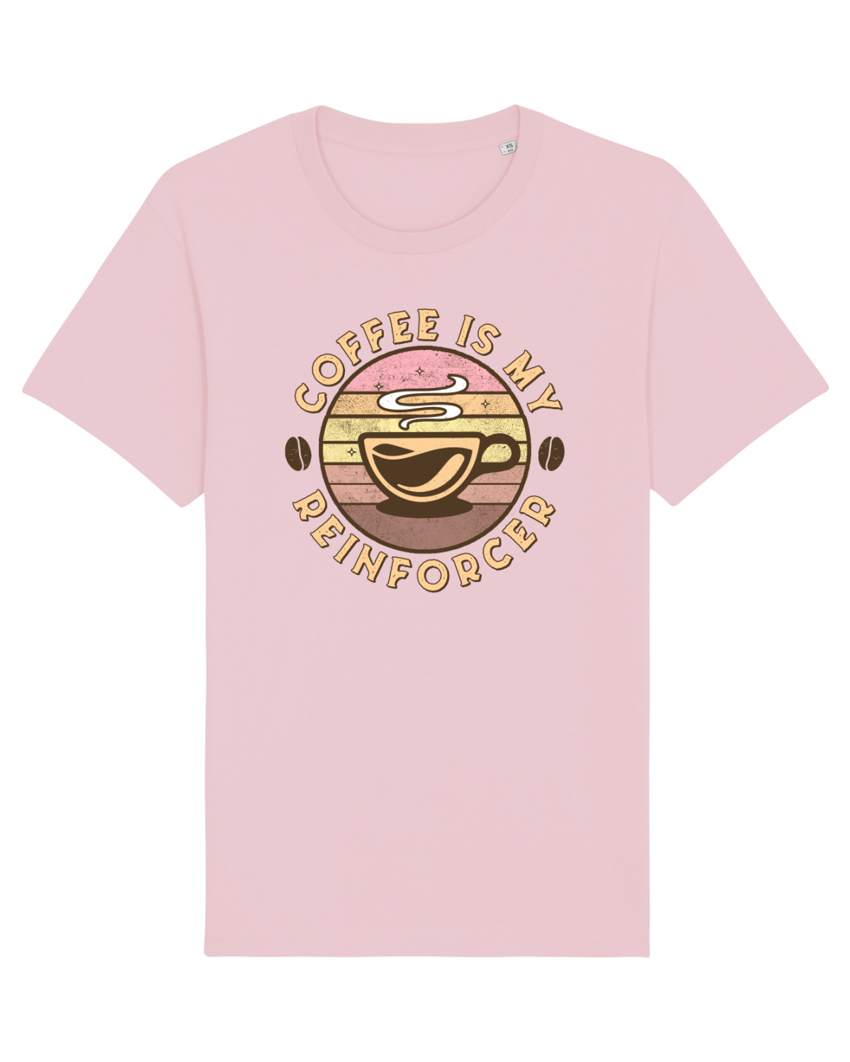 Tricou mânecă scurtă Unisex Rocker Cotton Pink