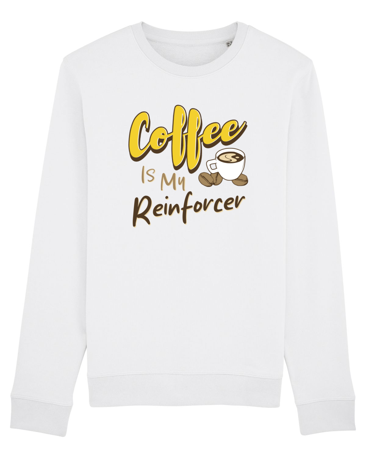 Bluză mânecă lungă Unisex Rise White