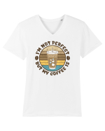 My Coffee is Perfect Tricou mânecă scurtă guler V Bărbat Presenter