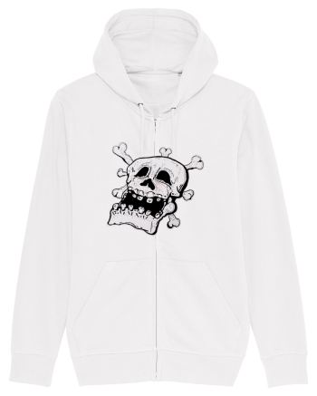 Tired Skull Head White