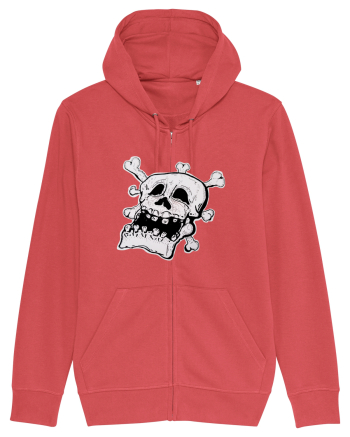 Tired Skull Head Carmine Red