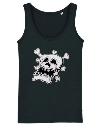 Tired Skull Head Black