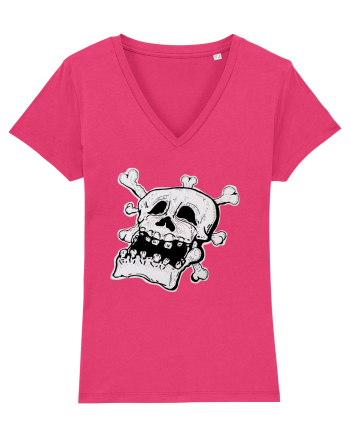 Tired Skull Head Raspberry